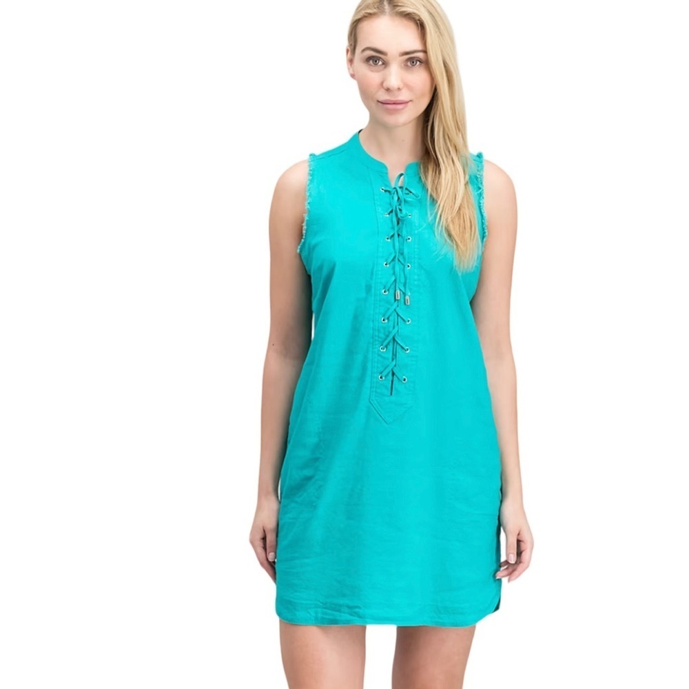 Trina Turk Lace Up Dress